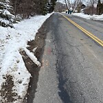 Unshoveled Sidewalk at 2 Westmeadow Ln, North Billerica