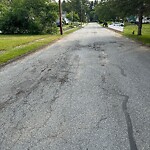 Pothole at 10 Governor Endicott Rd