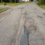 Pothole at 30 Governor Hutchinson Rd