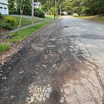 Pothole at 39 Governor Hutchinson Rd