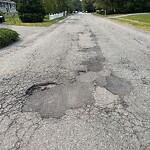 Pothole at 11 Governor Hutchinson Rd