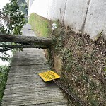 Damaged Sign at 4 Tower Farm Rd