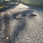 Pothole at 9 Mc Ginness Way
