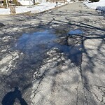 Pothole at 5 Governor Endicott Rd