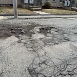 Pothole at 80 Wilson St, North Billerica
