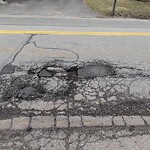 Pothole at 30 Bridle Rd